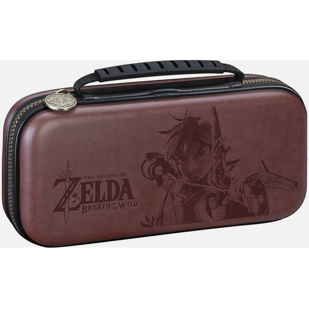 Nintendo Switch Zelda Breath of the Wild Deluxe Travel Case Game Traveler New